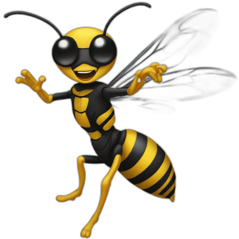 dancing wasp emoji