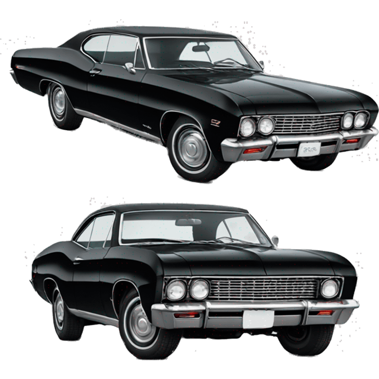 Impala Chevrolet 1967 Black emoji