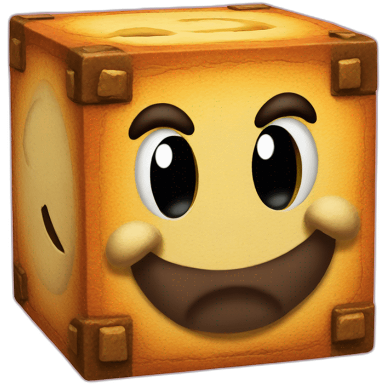 super mario question block emoji emoji