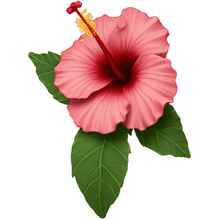 Hibiscus flower emoji