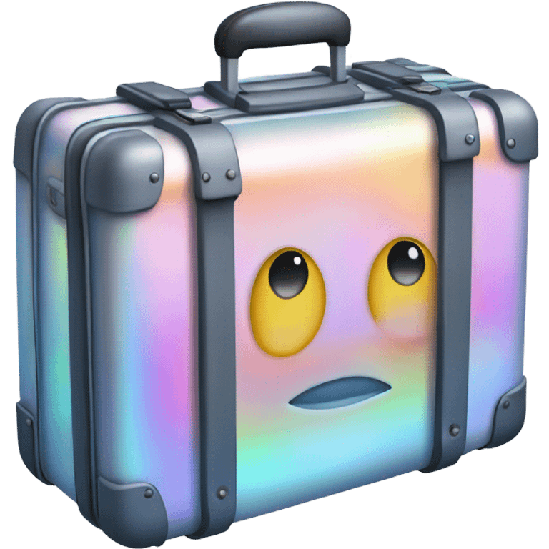 holographic suitcase emoji