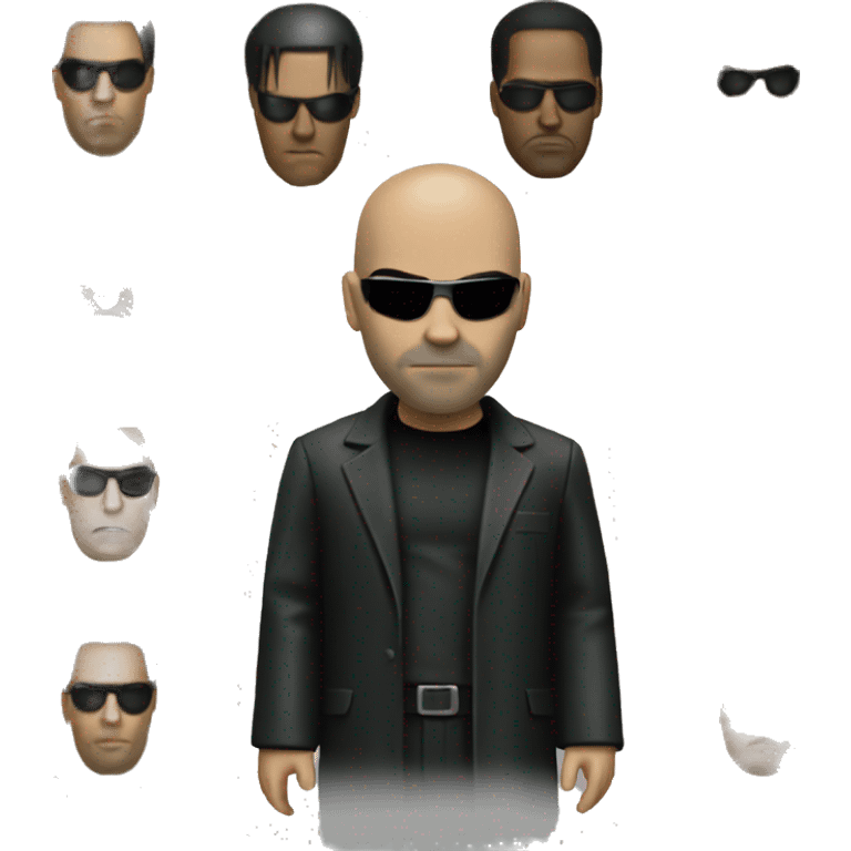 Neo from the matrix emoji