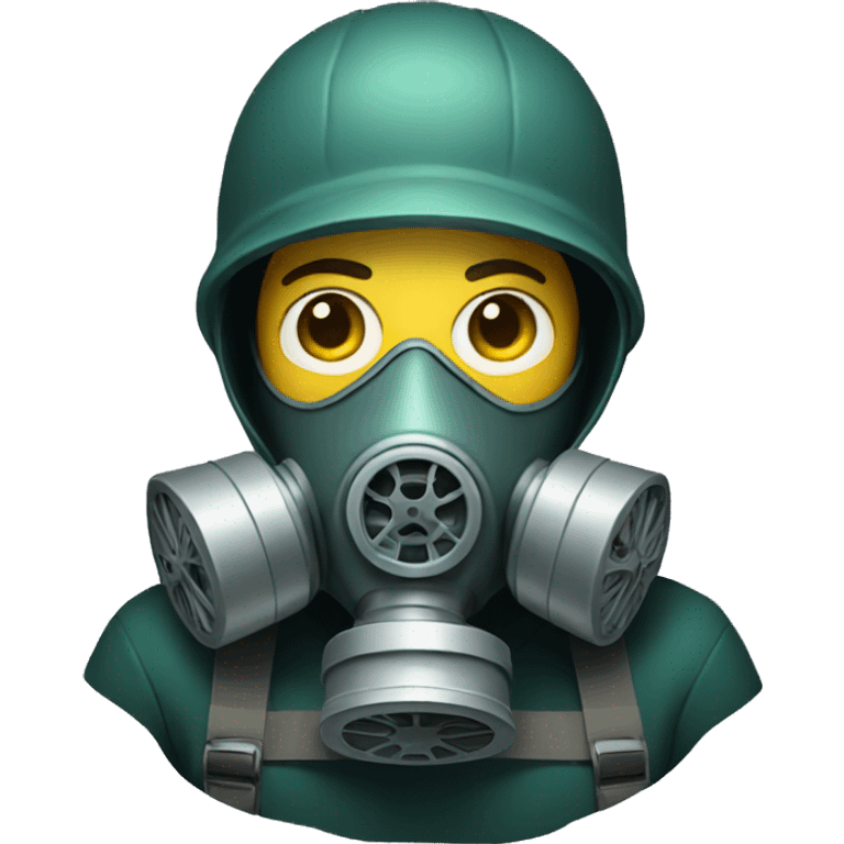 gas mask boy emoji