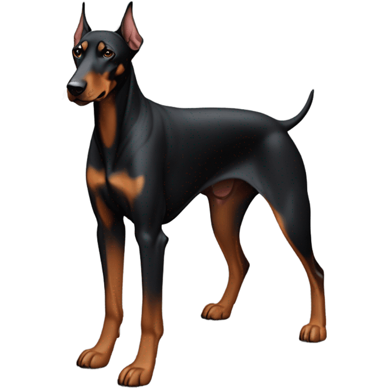 Doberman pincher emoji