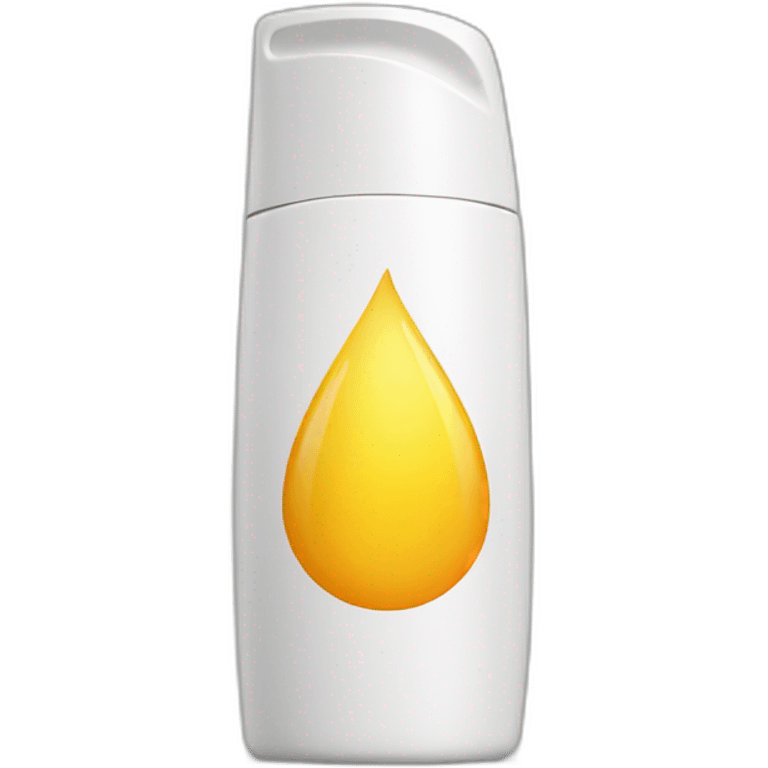 Sunscreen bottle emoji