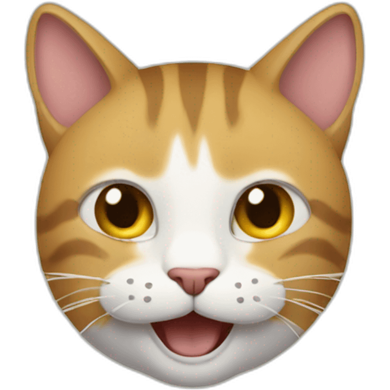 Gato riendo emoji