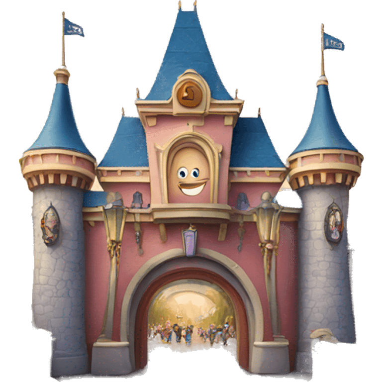 Disneyland entrance  emoji