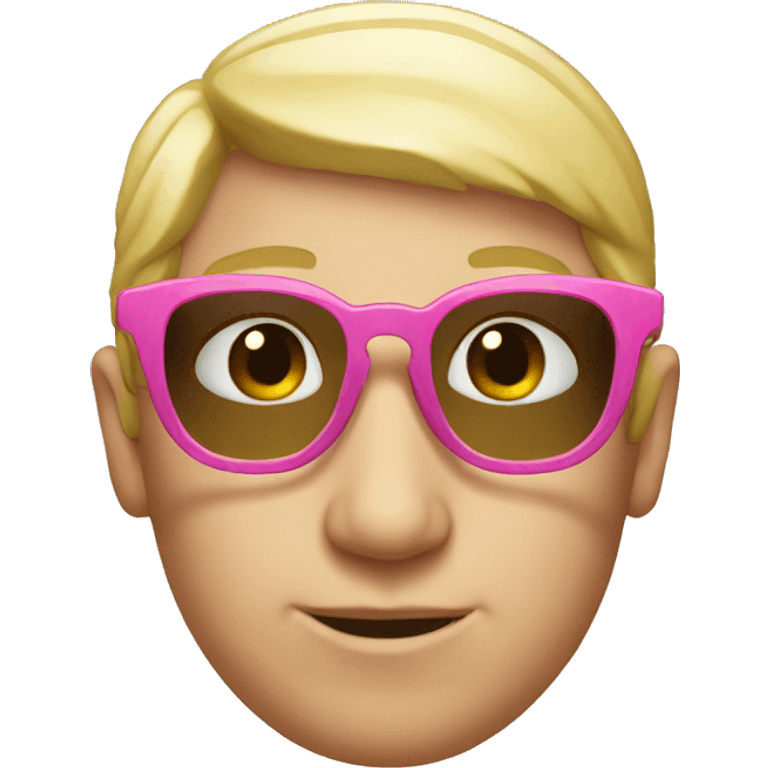 pink glasses emoji