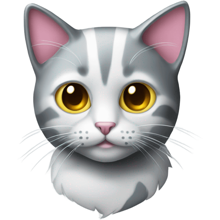 Cat made of chrome  emoji