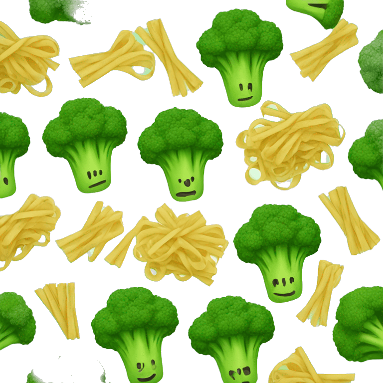 broccoli with pasta emoji