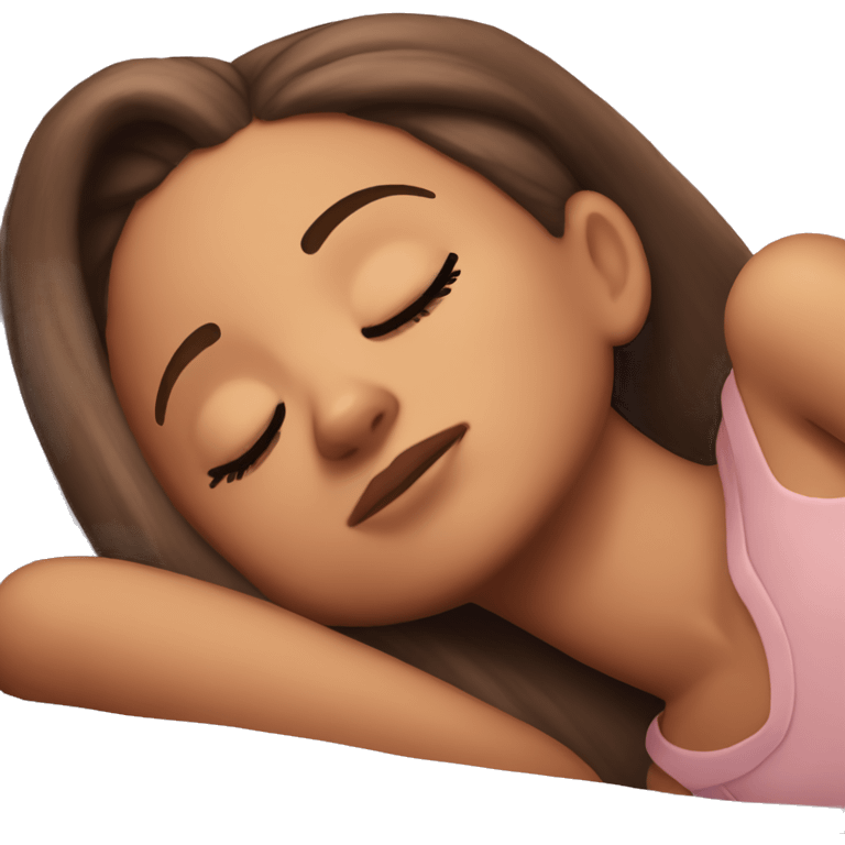 Ariana Grande sleeping emoji