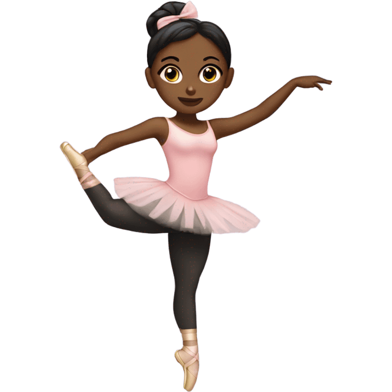 Black ballerina emoji