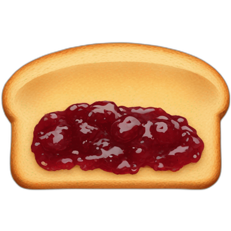 Bread with jam emoji