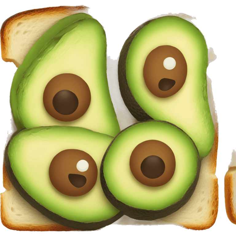 avocado toast  emoji