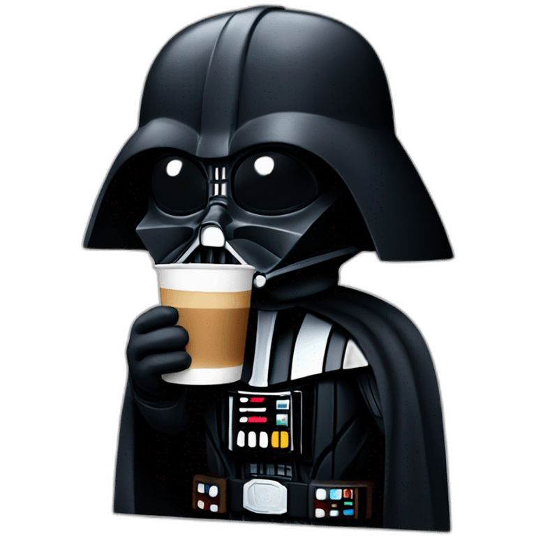 darth vader drinking coffee emoji