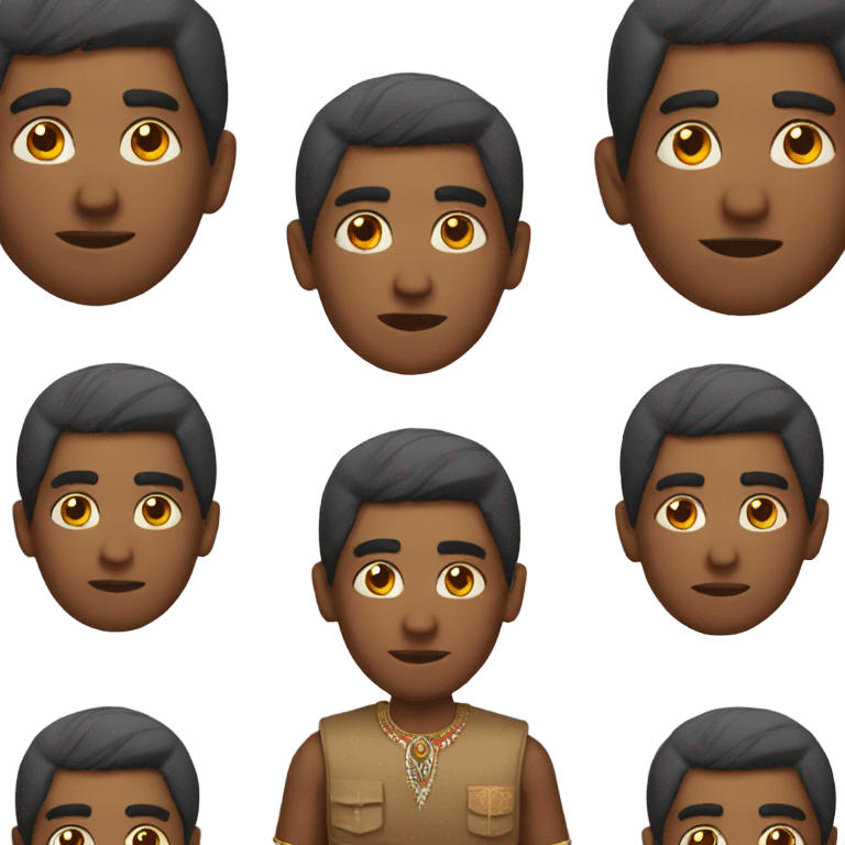 Indian man emoji