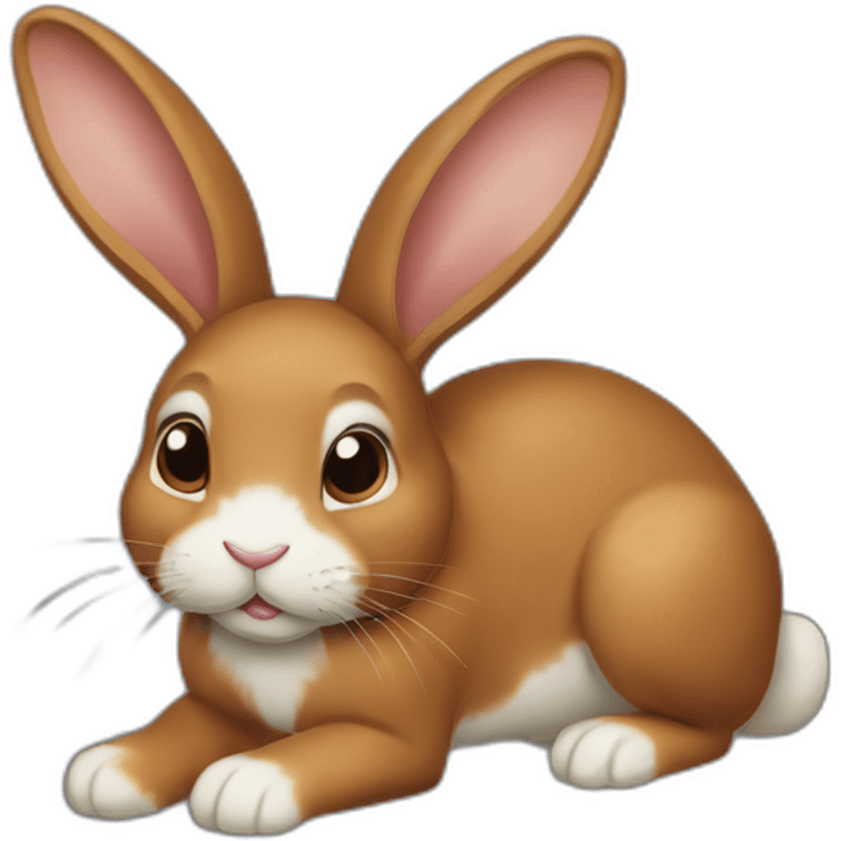 Lapin-marron-sote emoji