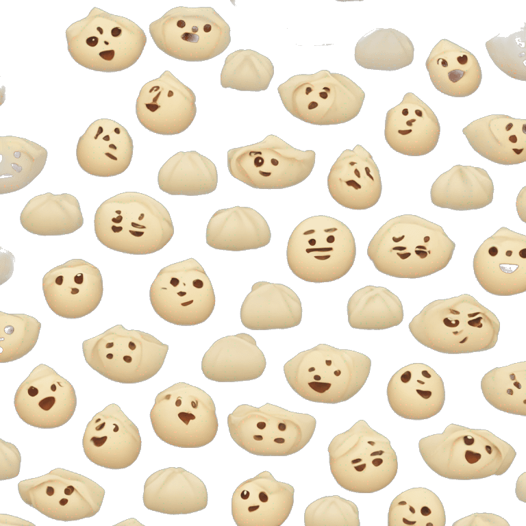 Dumplings with hearts  emoji