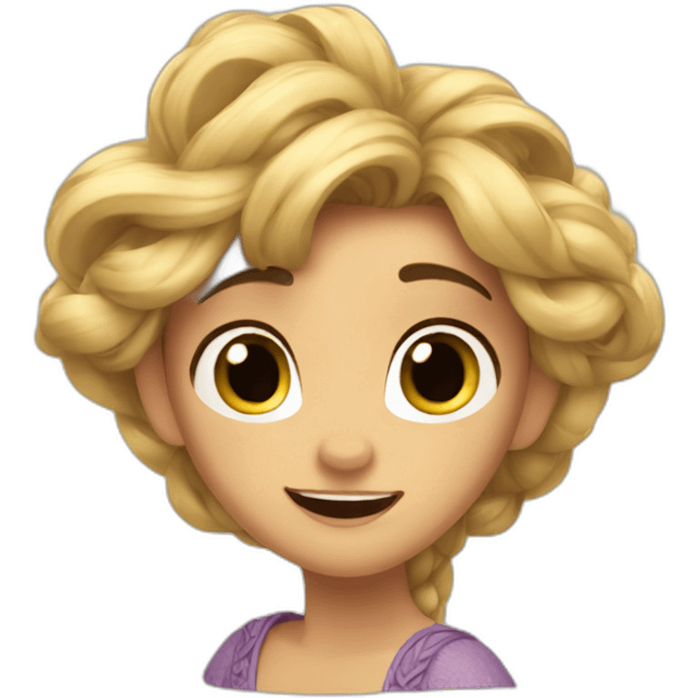 Tangled disney emoji