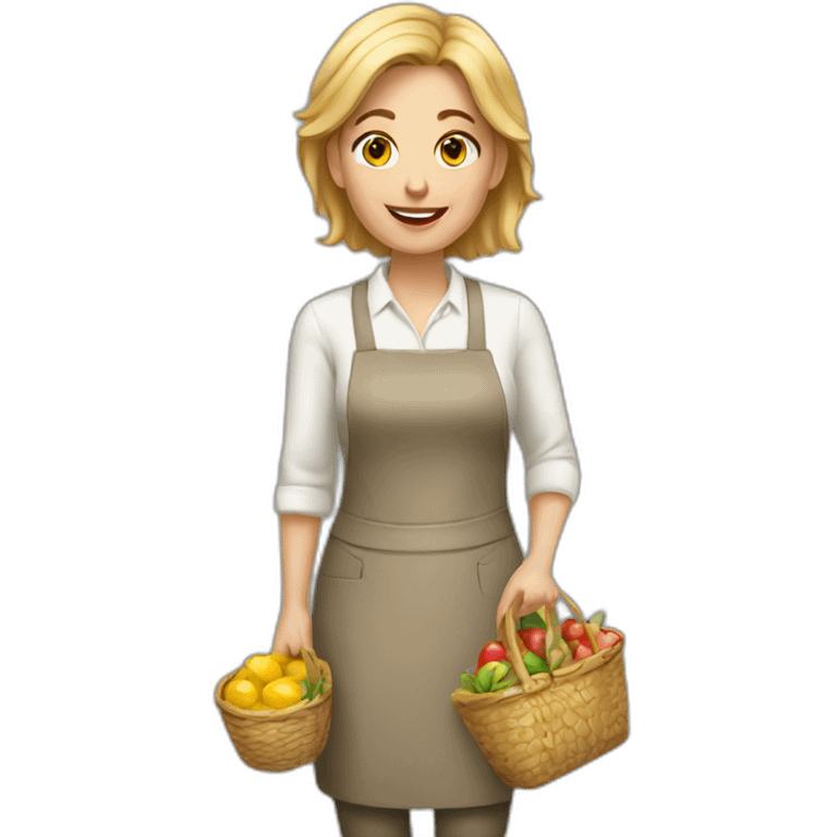 White Woman seller emoji