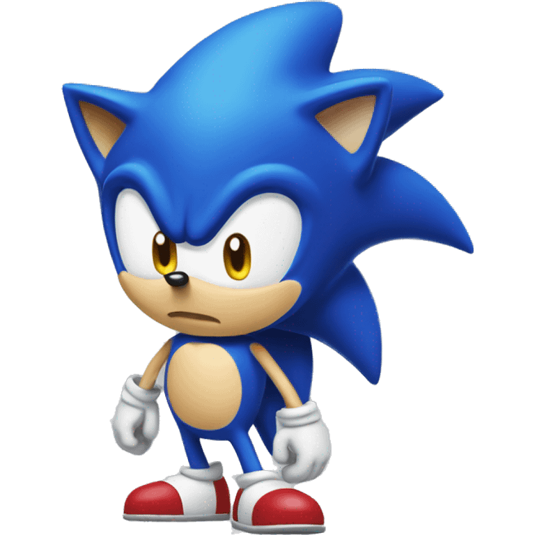 Create me a blue Sonic the Hedgehog emoji  emoji