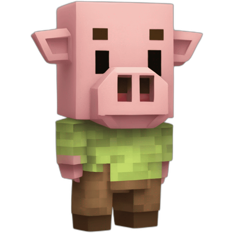 Mincraft piglin emoji