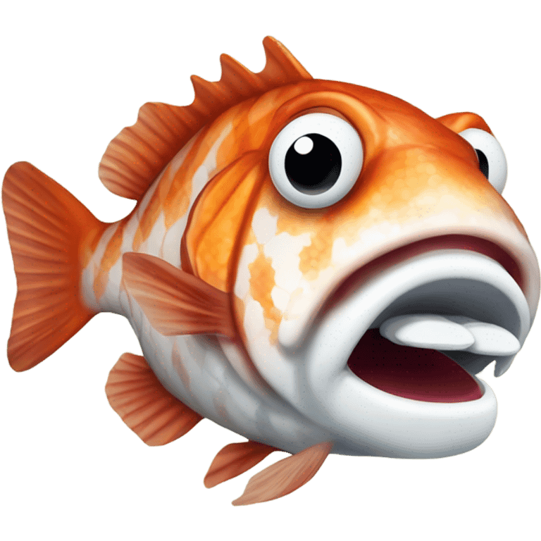 rockfish taking pills emoji