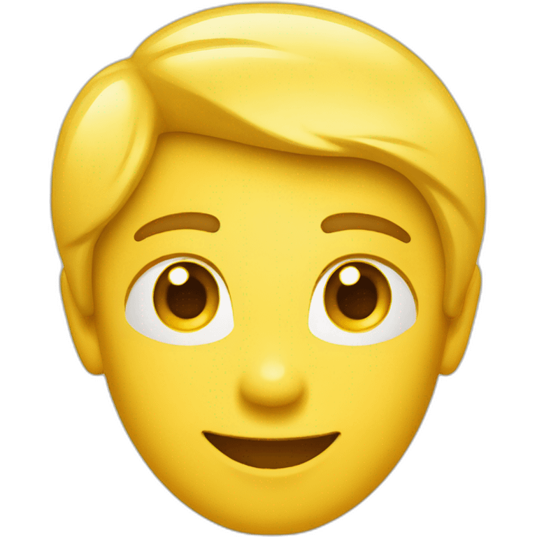 yellow, 2D, 1 Emoji in the center emoji