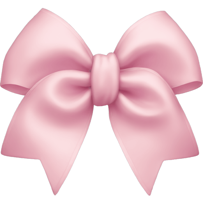 light pink bow emoji