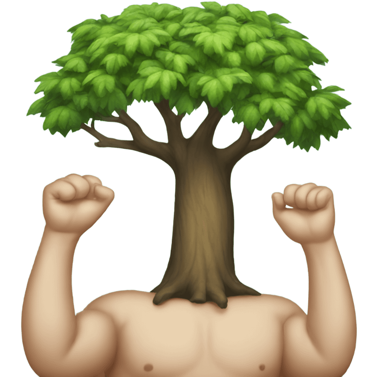 big tree wearing underwear emoji