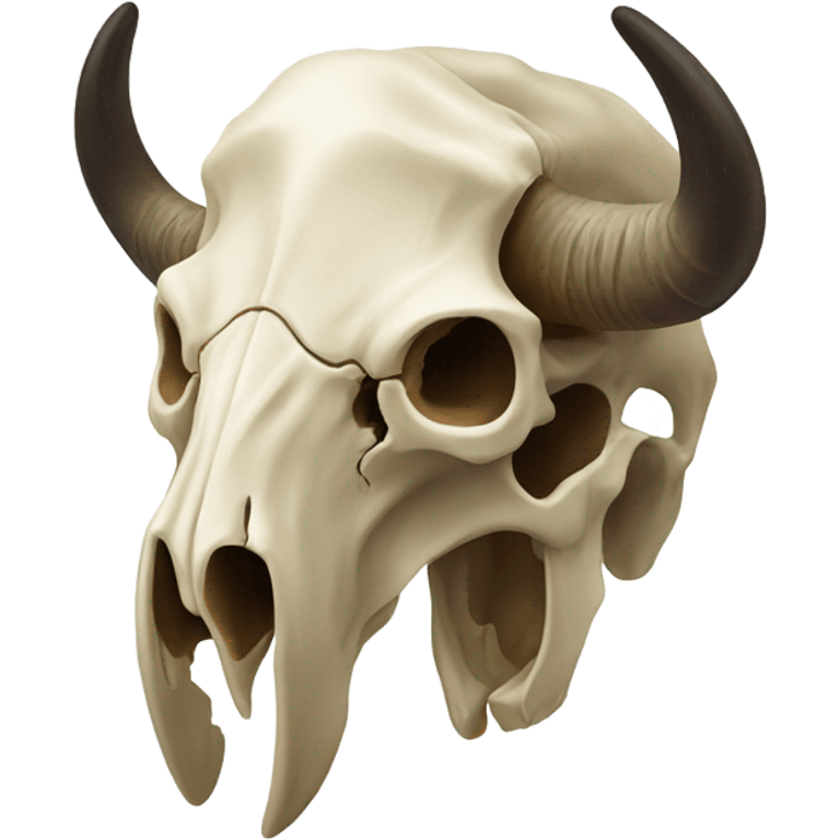 Bison skull emoji