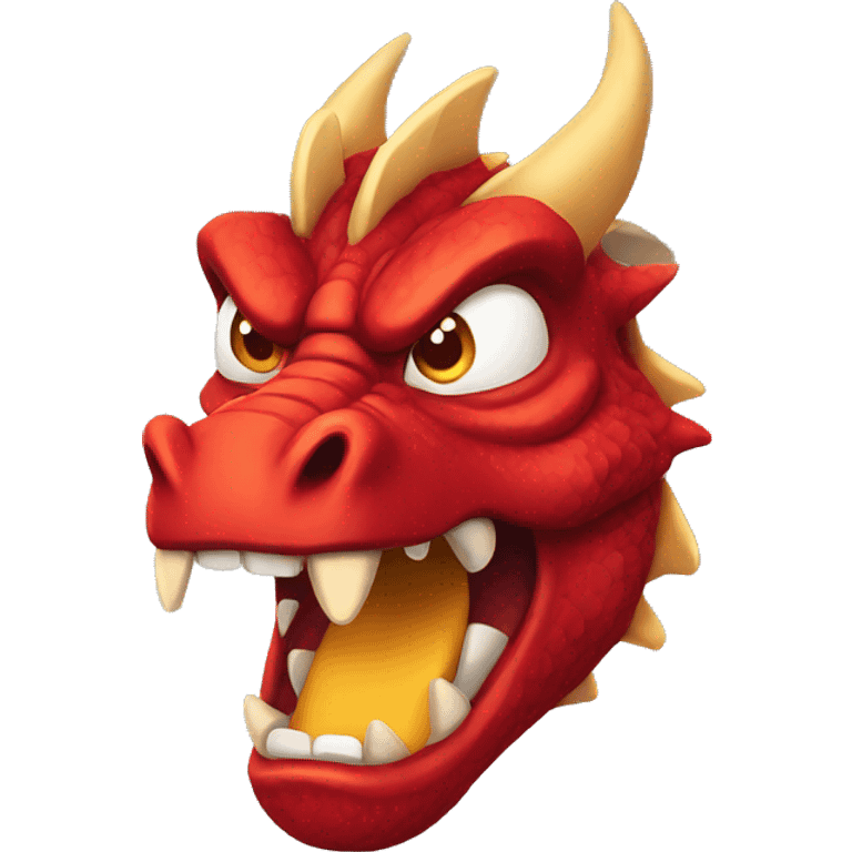 red dragon angry expression emoji