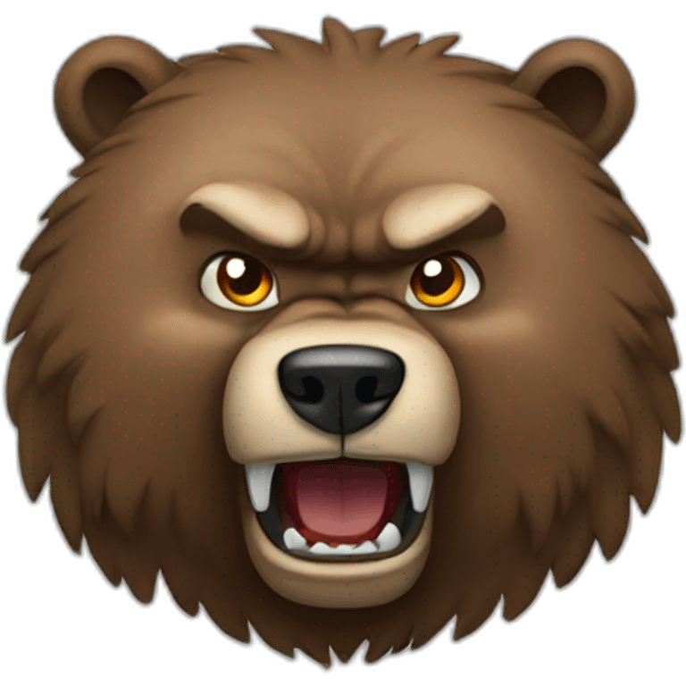 angry grizzley emoji