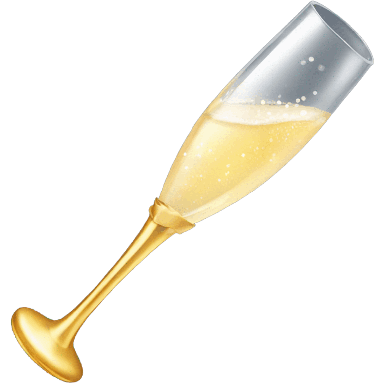 Flute of champagne emoji