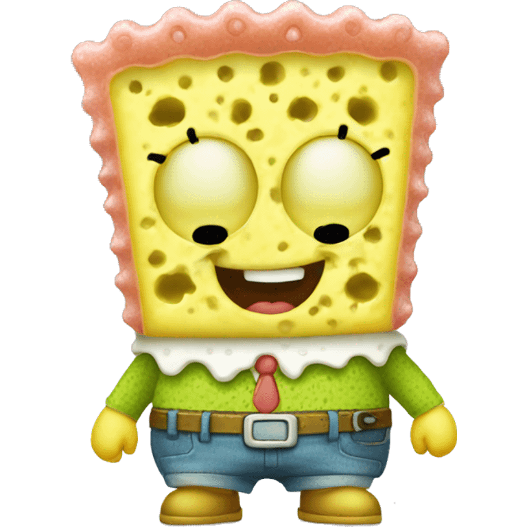 cute baby sponge bob emoji