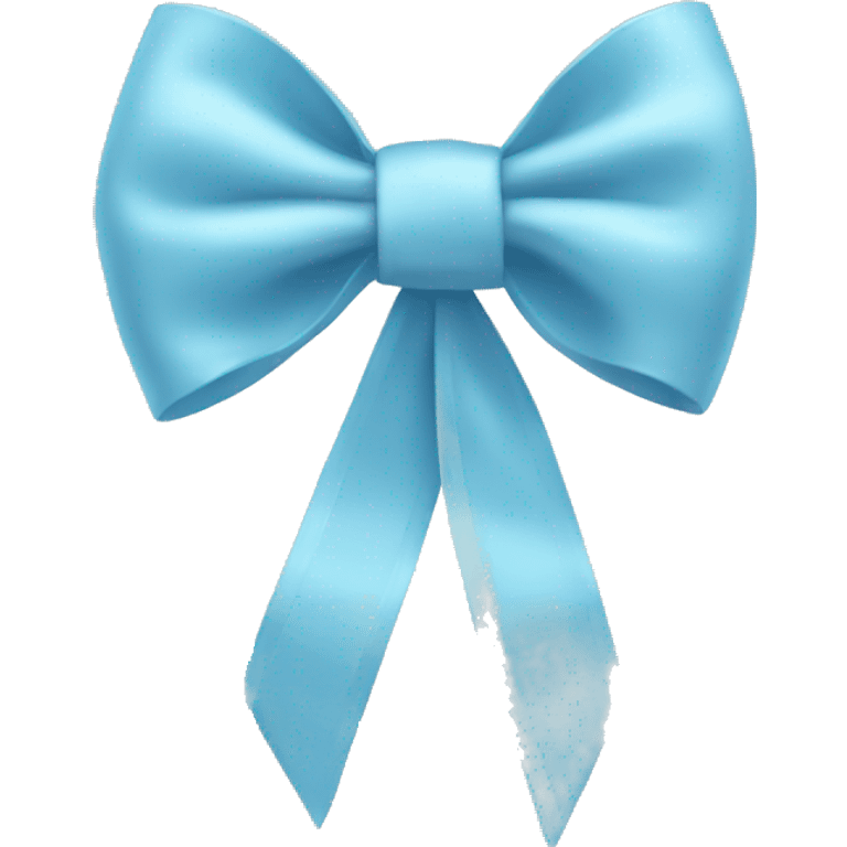 Light blue bow emoji