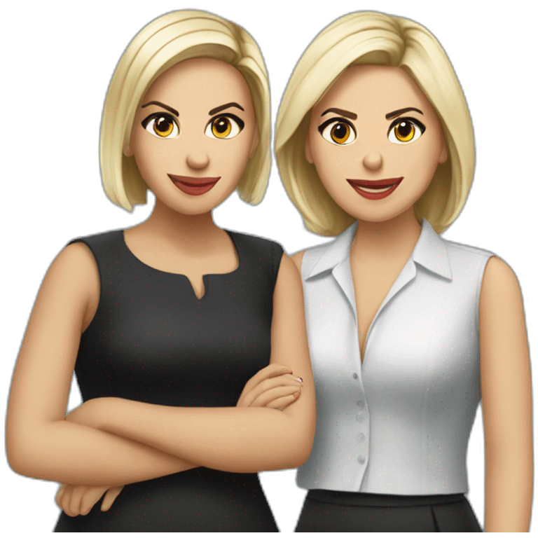 Bibi and Sara Netanyahu emoji