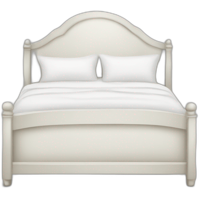 White bed emoji