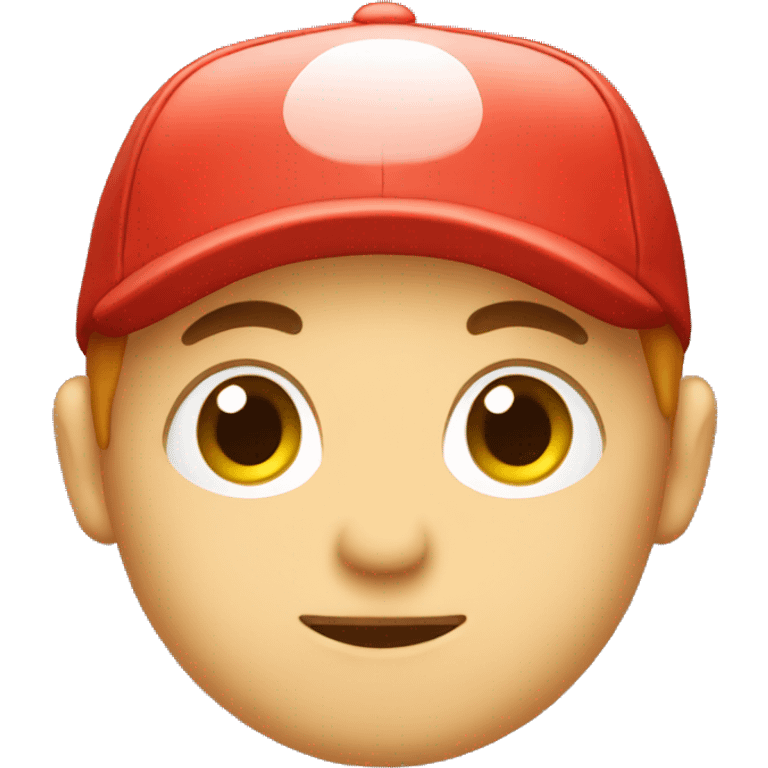 a cute red cap emoji