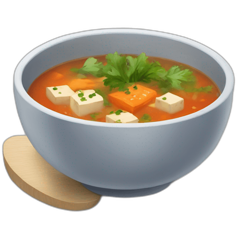 vegetable tofu soup emoji