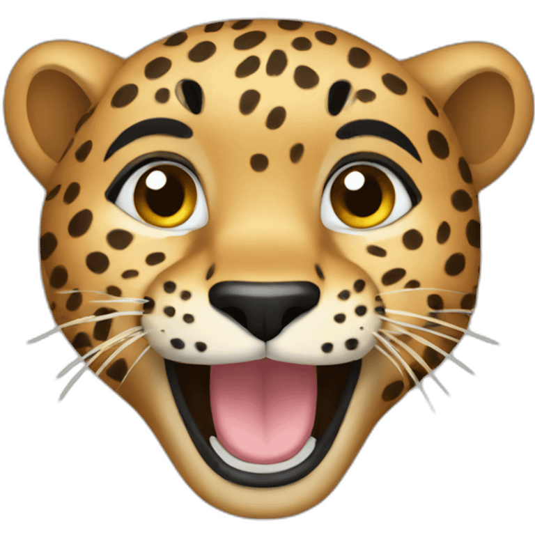 happy cheeta emoji