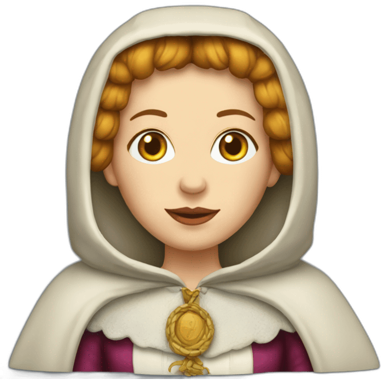 Catherine-de-Medici-in-hood emoji