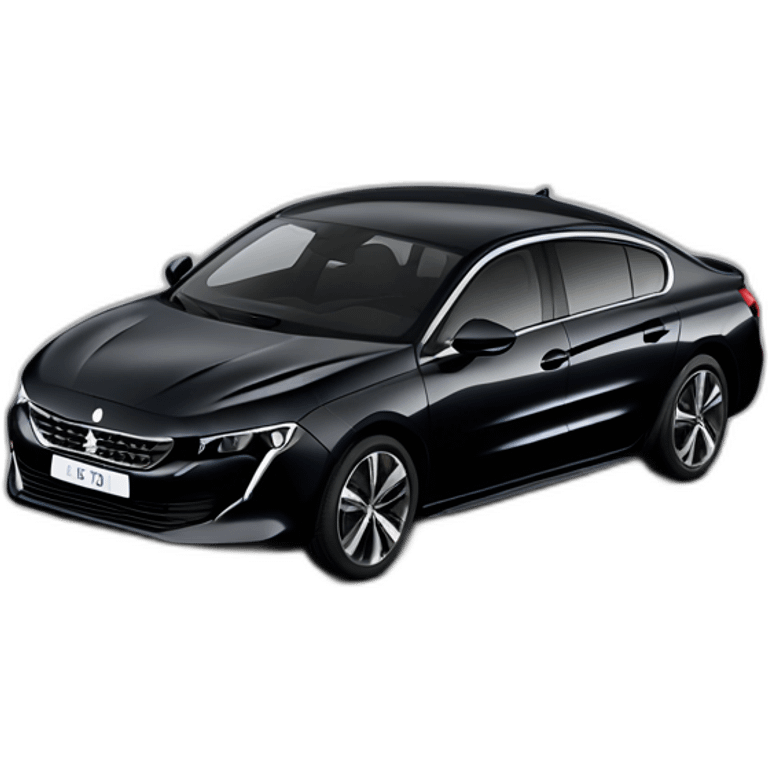 Peugeot 508 2018 black emoji