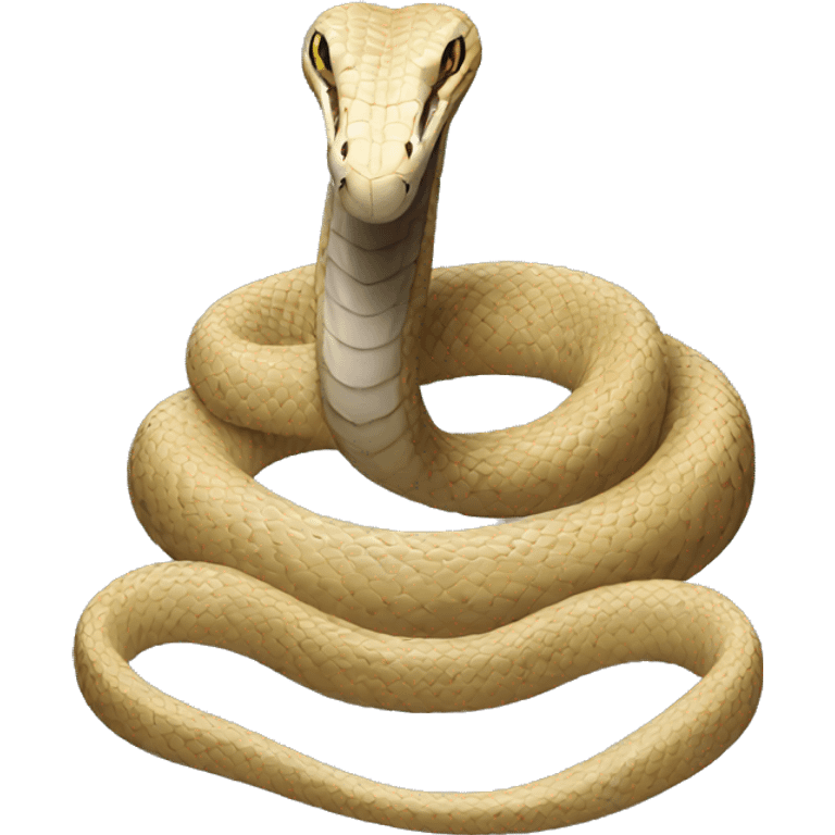 realistic cobra full body emoji