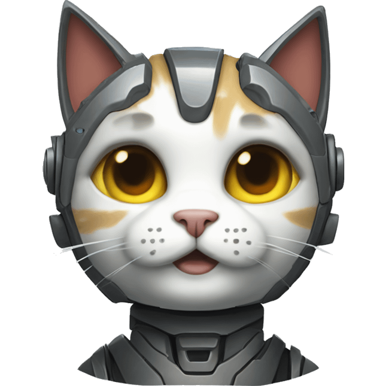 Mecha cat emoji