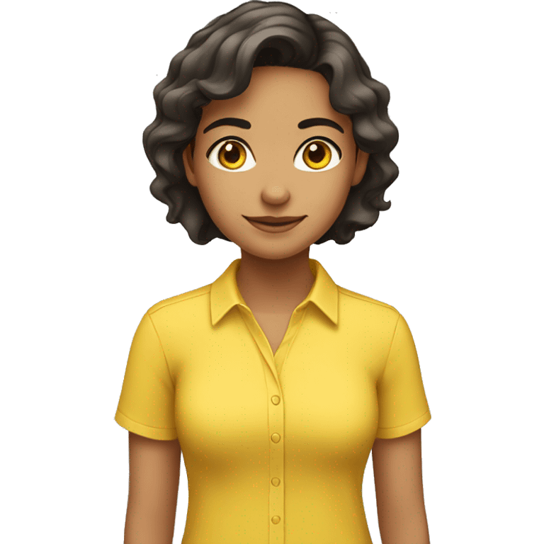  Hispanic Girl
 Wearing a yellow shirt emoji