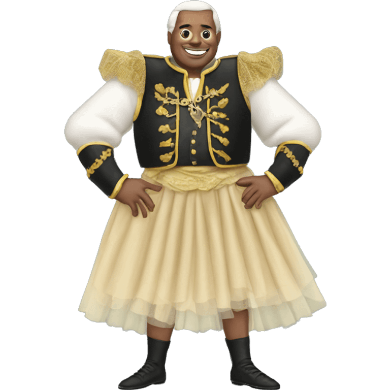 lord farquad in a tutu emoji