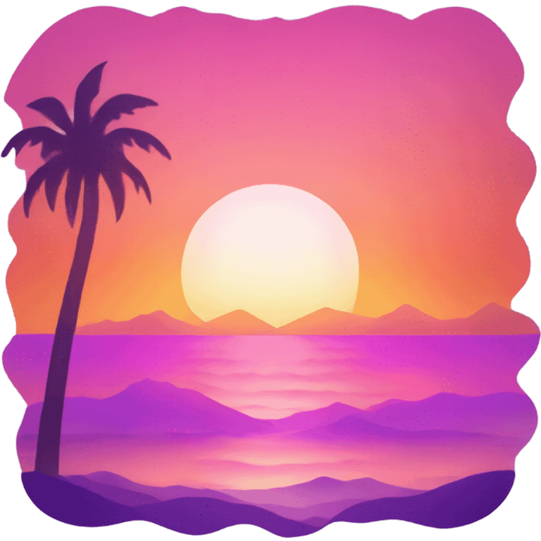 sunset emoji