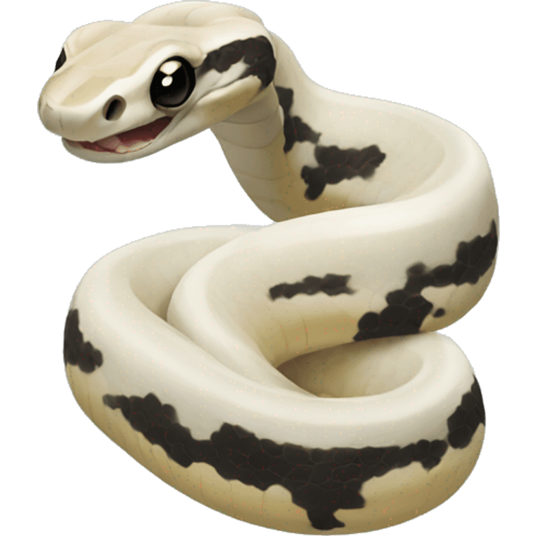 Pied python emoji