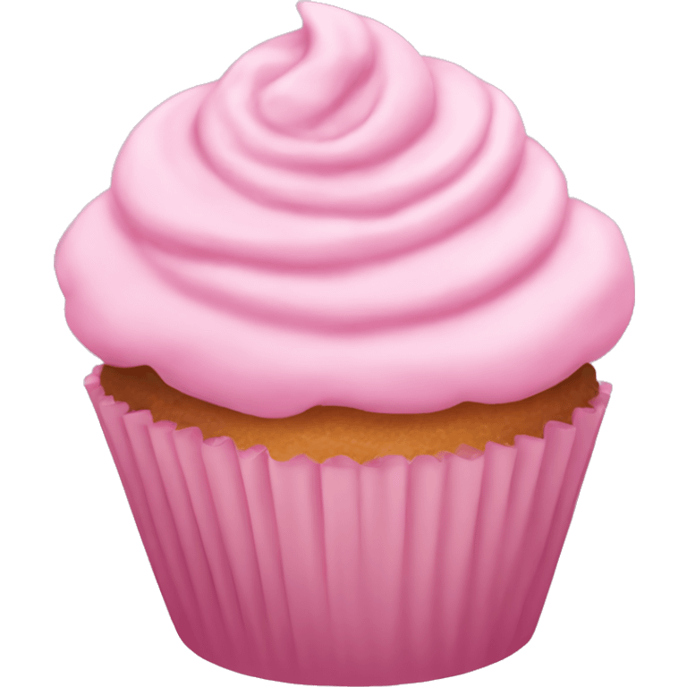 pastel pink cupcake emoji